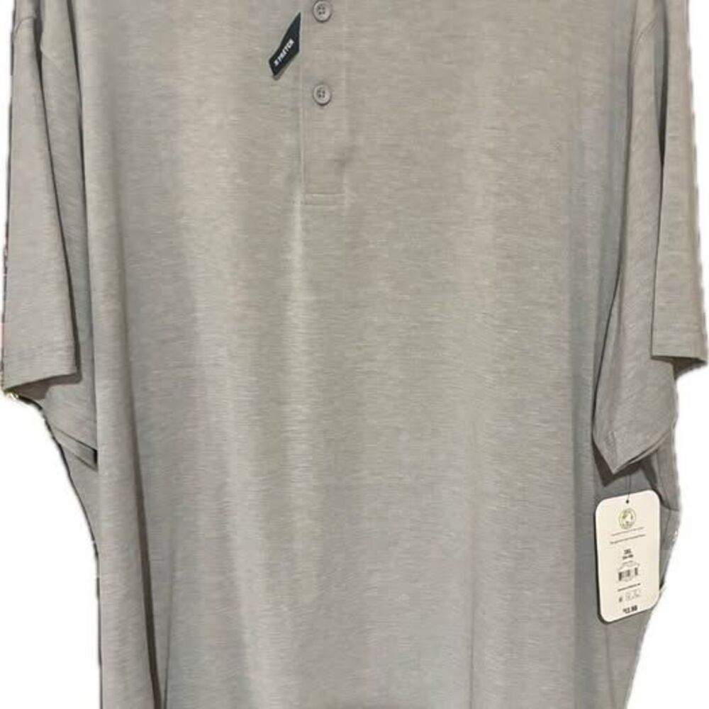 GEORGE Light Gray Stretch Polo Shirt 3XL (54-56)